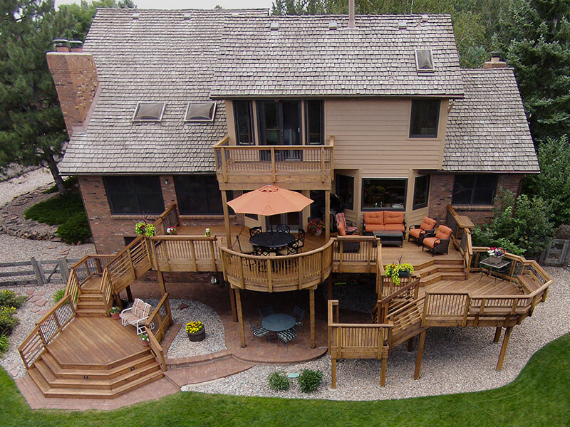 Large outdoor living space
